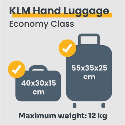 klm baggage allowance economy class.